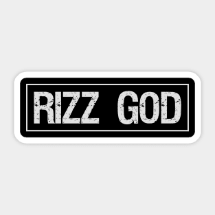 Rizz God Sticker